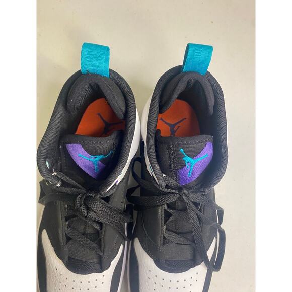 Nike Air Jordan Mens Fadeaway Mid Black White Sneakers Basketball Shoes Size 7.5 main image 9